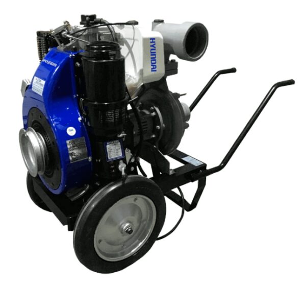 Hyundai Hywd4017 Motobomba Centrífuga Motor Diesel 17hp 4" X 4"