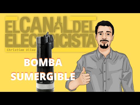 Instalación  de bomba sumergible.