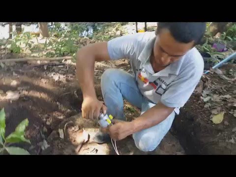 INSTALACION DE BOMBA SUMERGIBLE EN UN POZO ARTESANAL