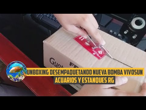 Unboxing Bomba Sumergible Vivosun 3000 L/h Nueva Bomba para el Estanque