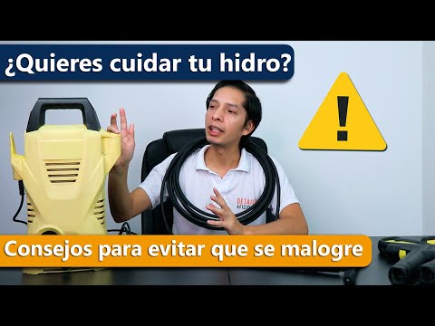 ¡No dejes que tu hidrolavadora se malogre :'(! ¡Sigue estos consejos!