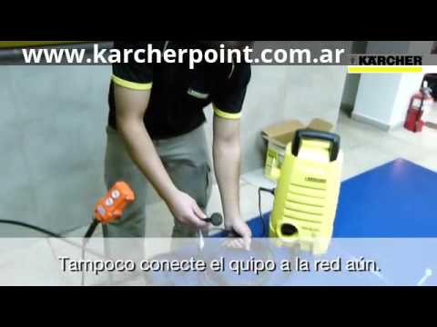 como utilizar las hidrolavadoras karcher